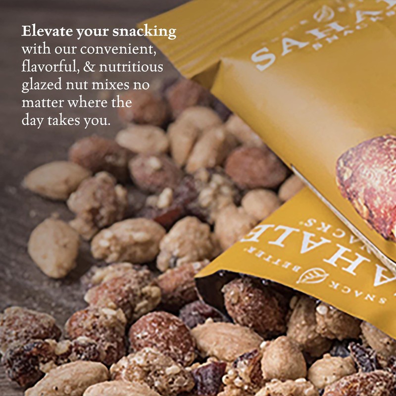 Sahale Snacks Honey Almonds Glazed Nut Mix 4oz Pack of 6 Gluten Free Non GMO gallery