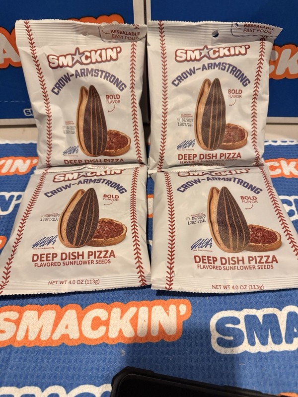 Smackin’ Sunflower Seeds – Limited Edition – Pete Crow-Armstrong Deep Dish Pizza