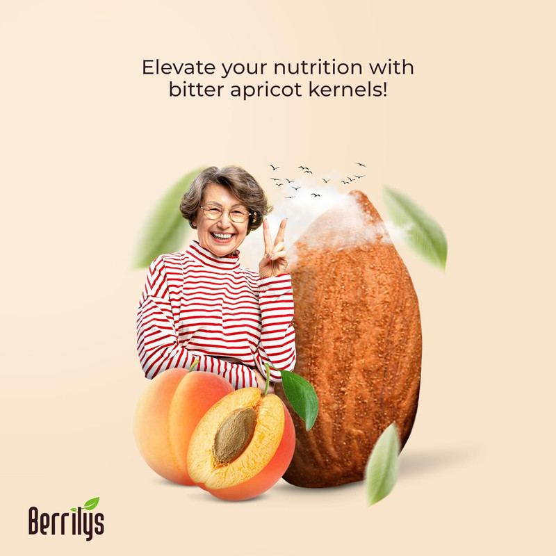 Organic Bitter Apricot Kernels - USDA Certified Organic Bitter Apricot Seeds - N gallery
