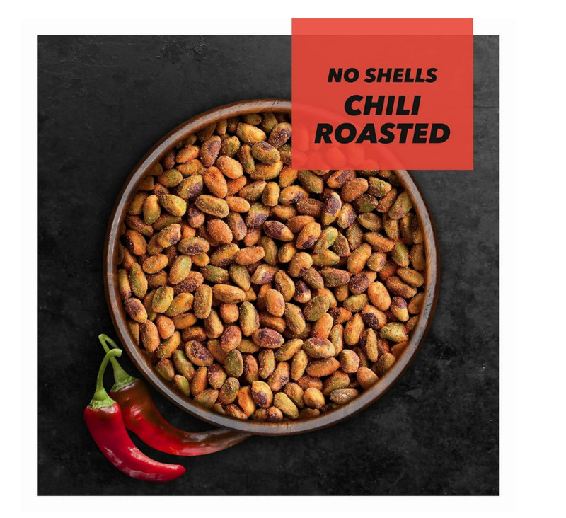 Wonderful Pistachios No Shells Chili Roasted Nuts, 11 Ounce Bag gallery