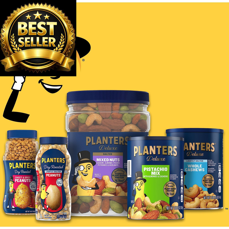 PLANTERS Salted Cocktail Peanuts, 16 oz. Resealable Jar 16 Ounce (Pack of 1) gallery
