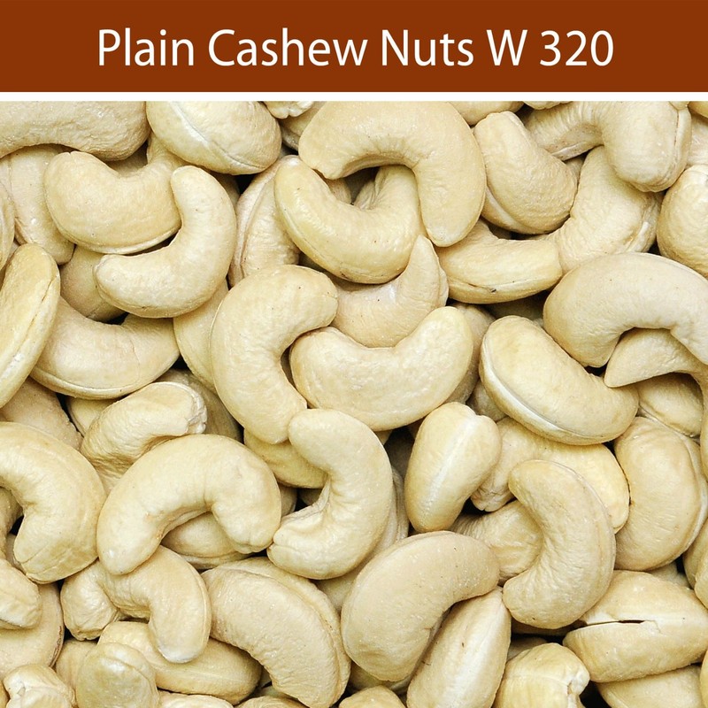 AIVA – Cashews, Raw Whole 320, Premium Grade Quality – 1 Lb