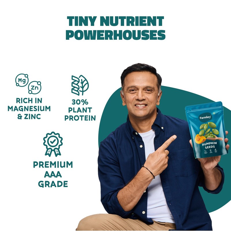 Farmley Edible Seeds Combo 400g | Sunflower & Pumpkin Seeds | Protein-Rich gallery