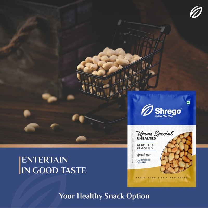 SHREGO Upvas Roasted Peanuts 360g | Unsalted Healthy Snack gallery