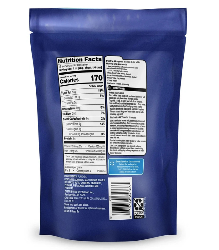 Great Value Sliced Almonds, 16 oz gallery