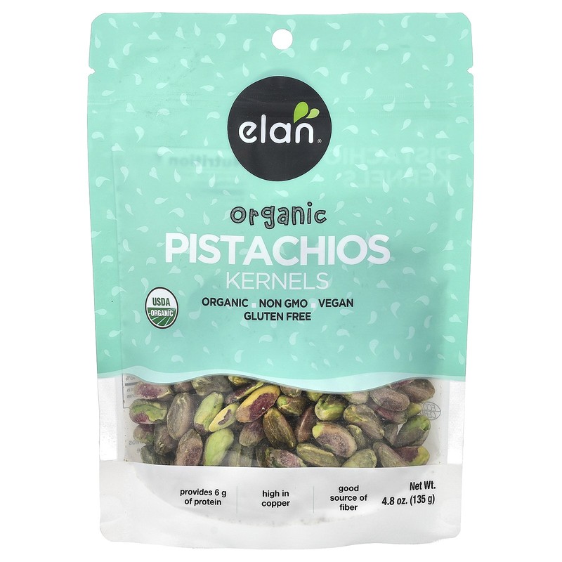 Organic Pistachios, Kernels, 4.8 oz (135 g)