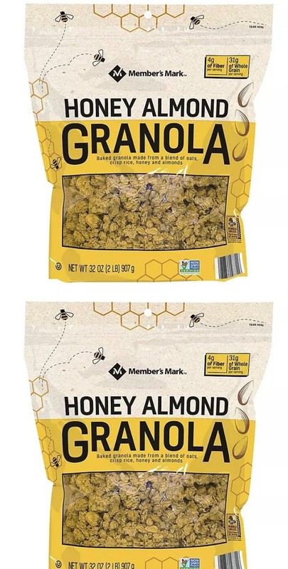 Member’s Mark Honey Almond Granola (32 oz.) 2 ct