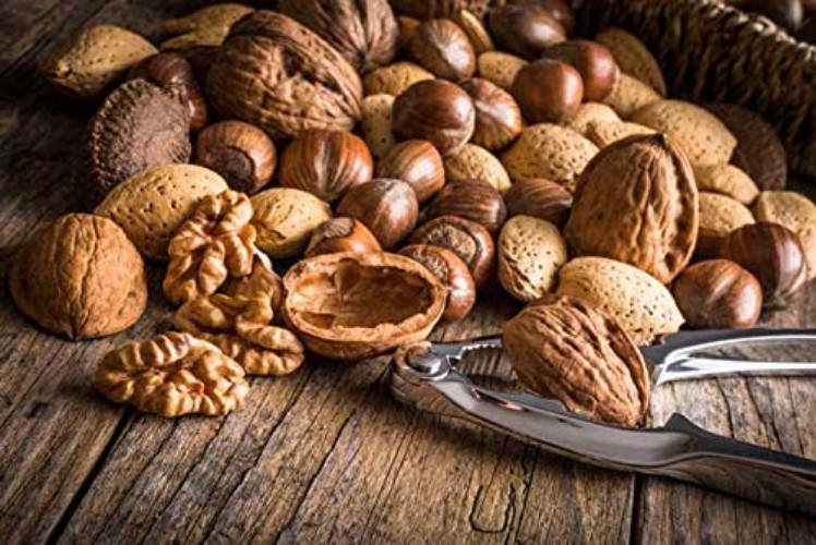 Gourmet 8lb Mixed Nuts In Shell: Raw California Walnuts, Pecans, Almonds, Haz... gallery