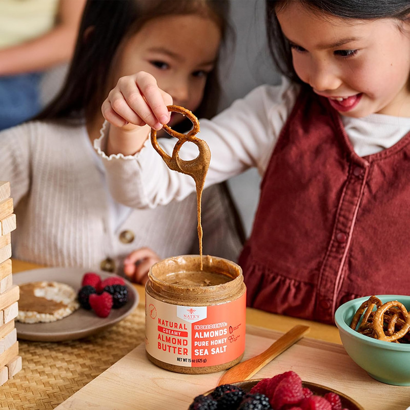 Almond Butter, Creamy, All-Natural – No Palm Oil, No Refined Sugar - 3 Real Ingr gallery