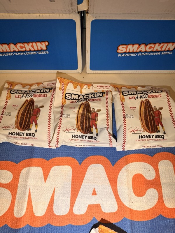 Smackin’ Sunflower Seeds – A-ROD’S HONEY BBQ – Limited Edition