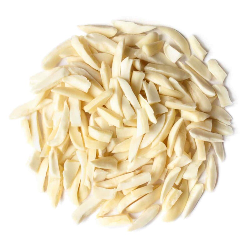 Blanched Slivered Almonds - Kosher, Vegan - by Food To Live