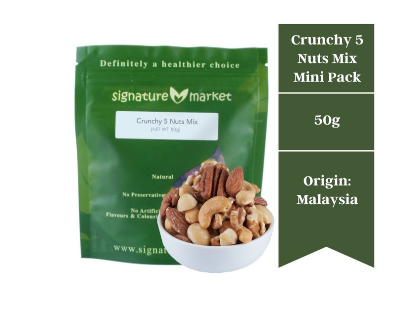 Signature Market Crunchy 5 Nuts Mix Mini Pack (50g)