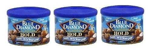 Blue Diamond Bold Almonds Salt 'n Vinegar 3 Can Pack gallery