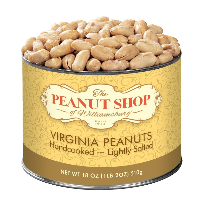Lightly Salted Handcooked Virginia Peanuts, Williamsburg Peanuts, Non-Gmo, Koshe
