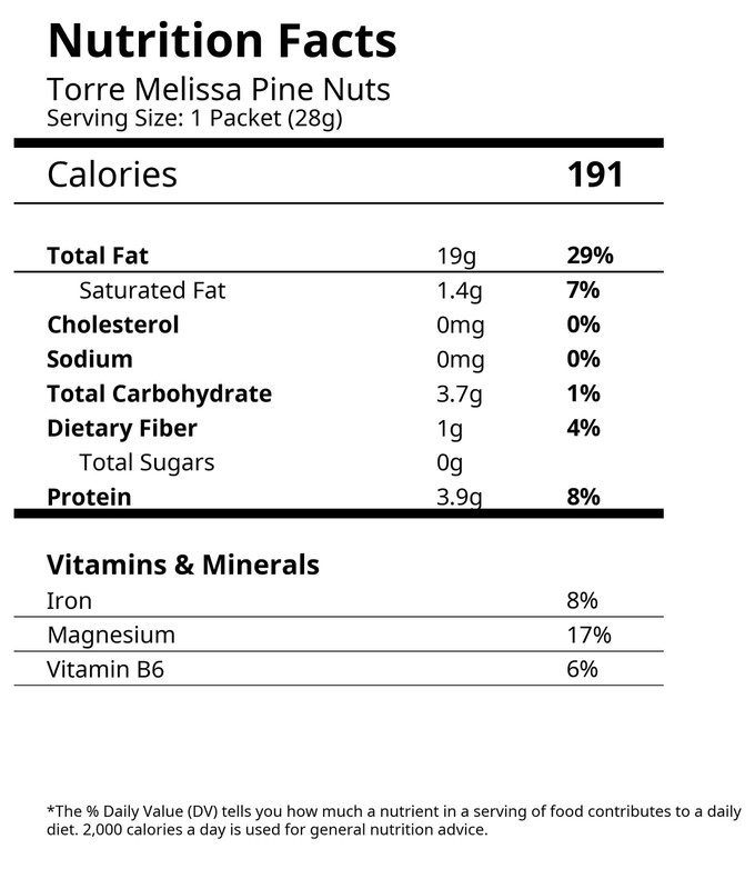 Pine Nuts (Pack of 10) - 1oz Individual Bags - RAW, Kosher Certified, Gluten-... gallery