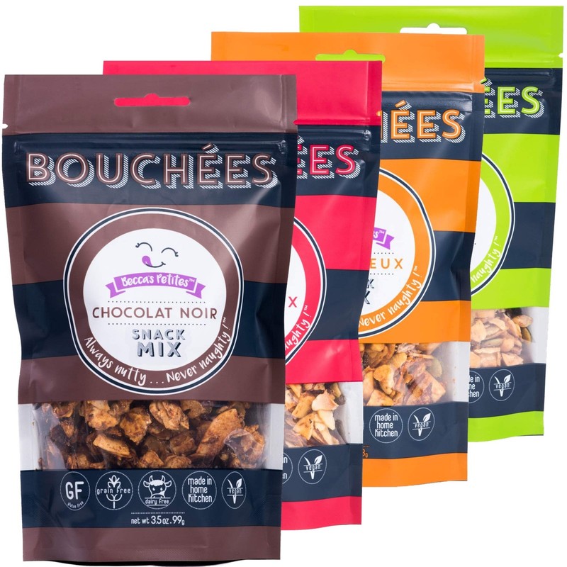 Becca’s Petites Gluten Free Healthy Party Mix – Mixed Nuts, Seeds – Variety P...
