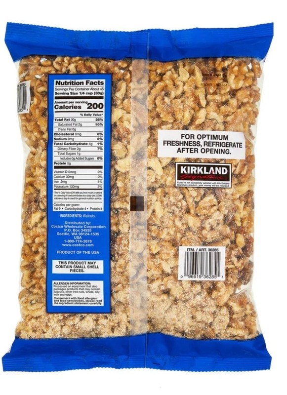 Kirkland Signature Walnut Halves Nuts, 3 lbs- Free Shipping gallery