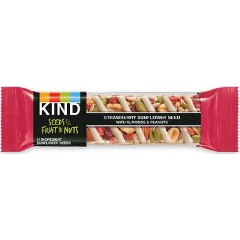 3x Kind Seeds Strawberry Sunflower Seeds Bark Healthy Snack Treats Sweet 1.4oz