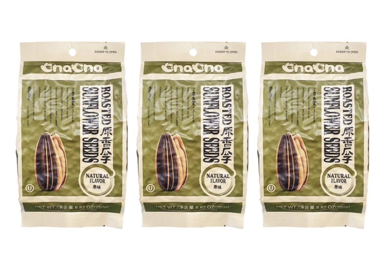 Natural Roasted Sunflower Seeds (3 Pack, Total of 750g)