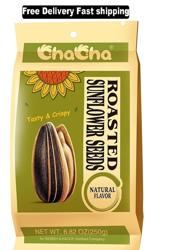 Chacha Sunflower Roasted and Salted Seeds (All Nature) 250g X 18bags