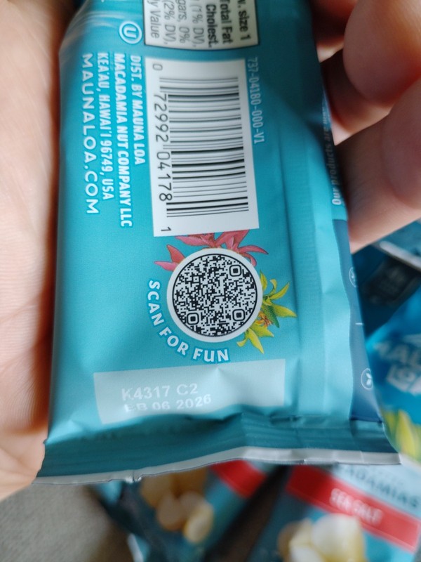 Mauna Loa Macadamia nuts - Sea Salt Flavor Snack Mini Pouches (pack of 48) gallery