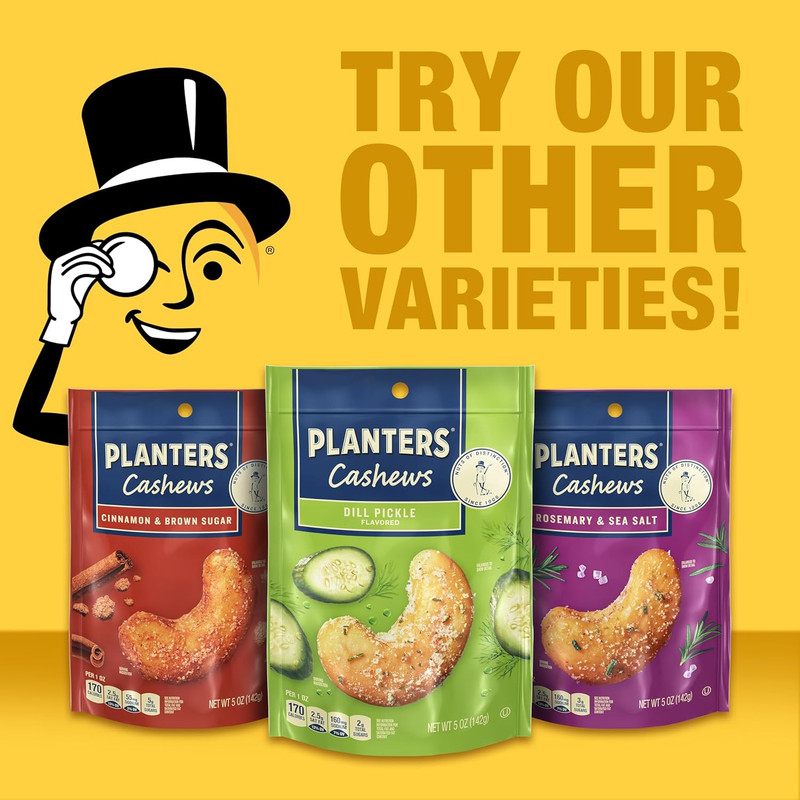 PLANTERS Cashews Salt & Vinegar Trail Mix Snack Pack Party Mix 5 oz Bag 1 Pack gallery