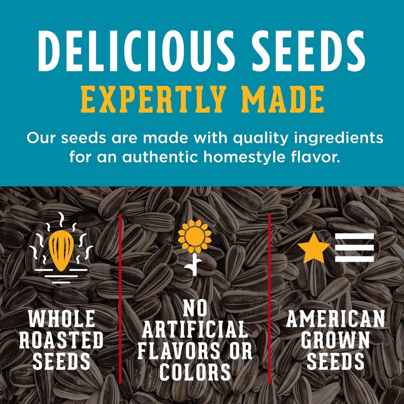 David Seeds Roasted And Salted Ranch Jumbo Sunflower Seeds Keto Friendly 5.25 gallery