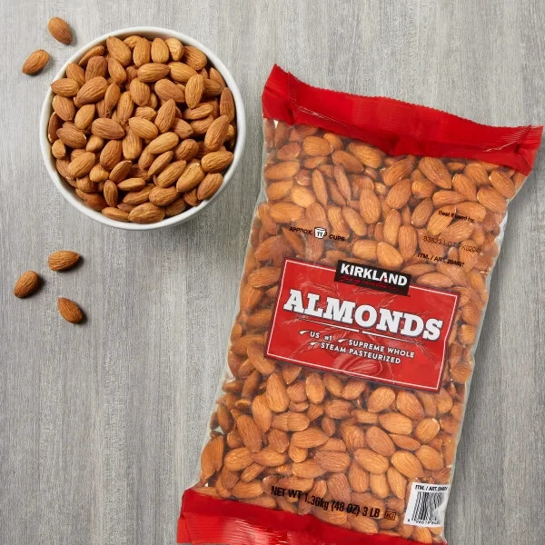 Kirkland Signature Supreme Whole Almonds, 3 lbs gallery