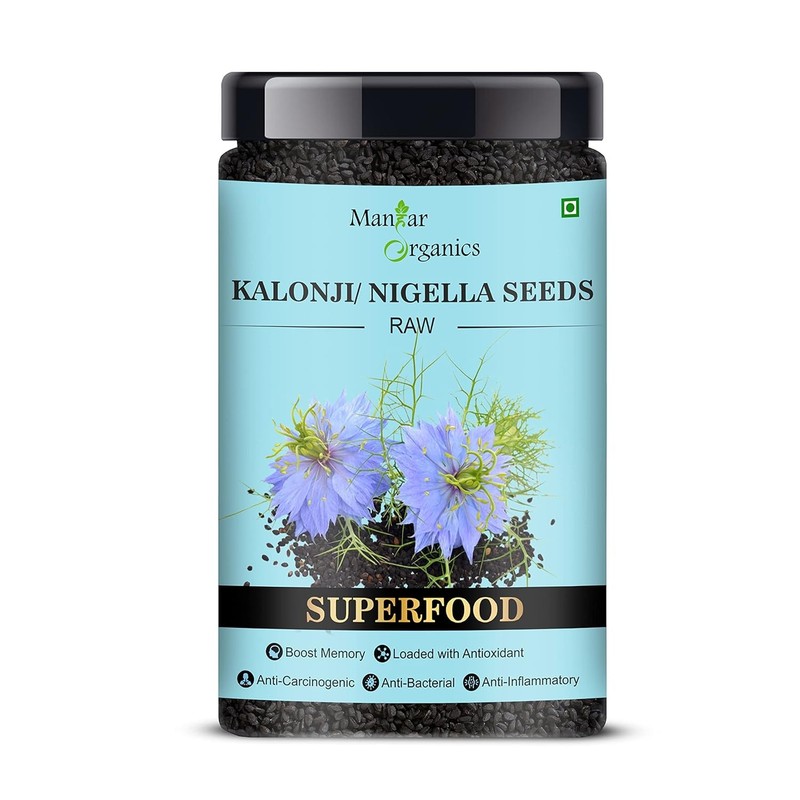 ManHar Organics Kalonji, Nigella Seeds 450gm gallery
