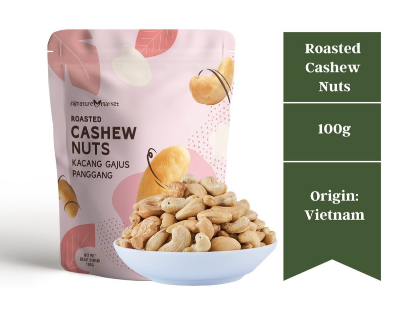 Signature Market Roasted Cashew Nuts (100g)