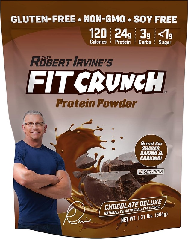 FITCRUNCH Tri-Blend Whey Protein Peanut Butter 18 Servings