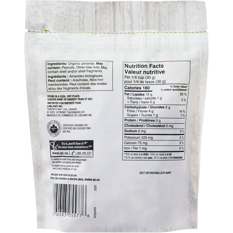2-Pack PC Organics Whole Raw Almonds gallery