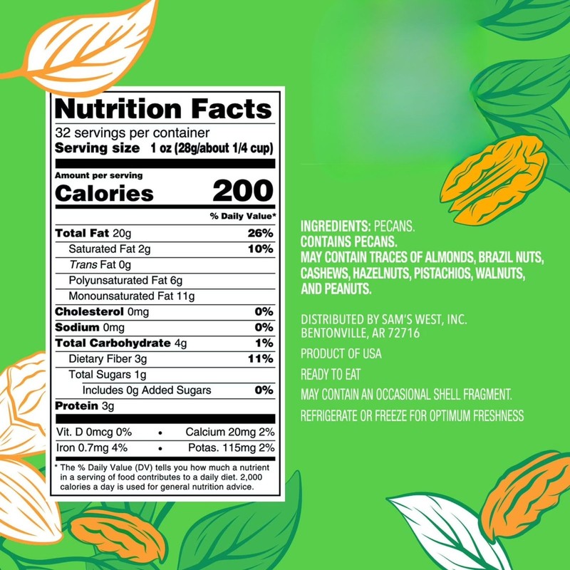 Member's Mark Natural Pecan Halves, 32 oz. gallery