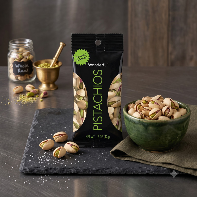 2 Pack Wonderful In-Shell Pistachio Nuts, 1.5 oz, 24-count gallery