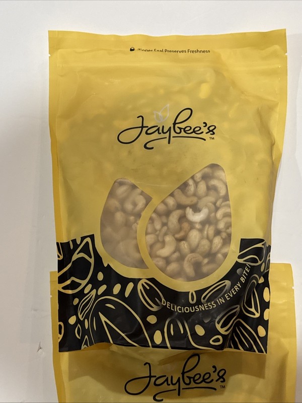 Jaybee’s Raw Deluxe Cashews Unsalted 6 Pound – Best By 11/17/2026 gallery