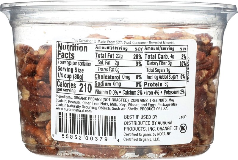 Organic Pecan Halves, 7 oz - Healthy Snack Choice for Every Occasion gallery