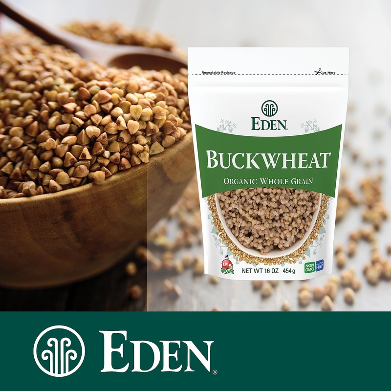 Eden Foods Organic Gluten Free Hulled Buckwheat Groats 1 Pound Whole Grain gallery