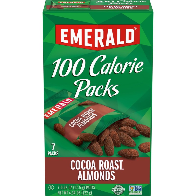 Chocolate Cocoa Roast Almonds, On-The-Go, 100 Calorie Pack 7CT (Pack of 1)