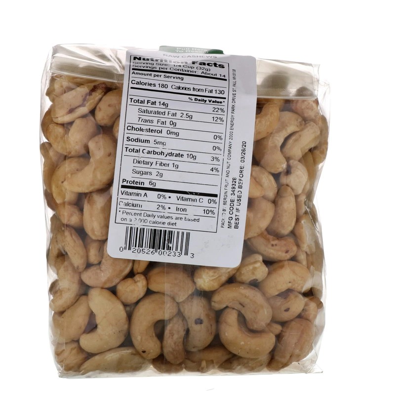 Bergin Fruit and Nut Company, (2 Pack) Raw Cashews, 16 oz (454 g) gallery