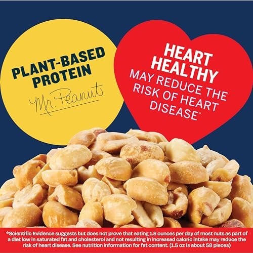 Dry Roasted Unsalted Peanuts 16 oz - 12 Pack, Healthy Snack, Gluten-Free, Protei gallery