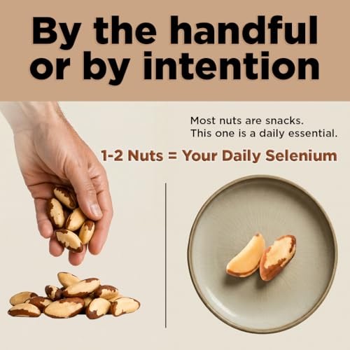 Premium Wild Harvested Raw Brazil Nuts 8oz High Selenium Batch Tested Peanut Bag gallery