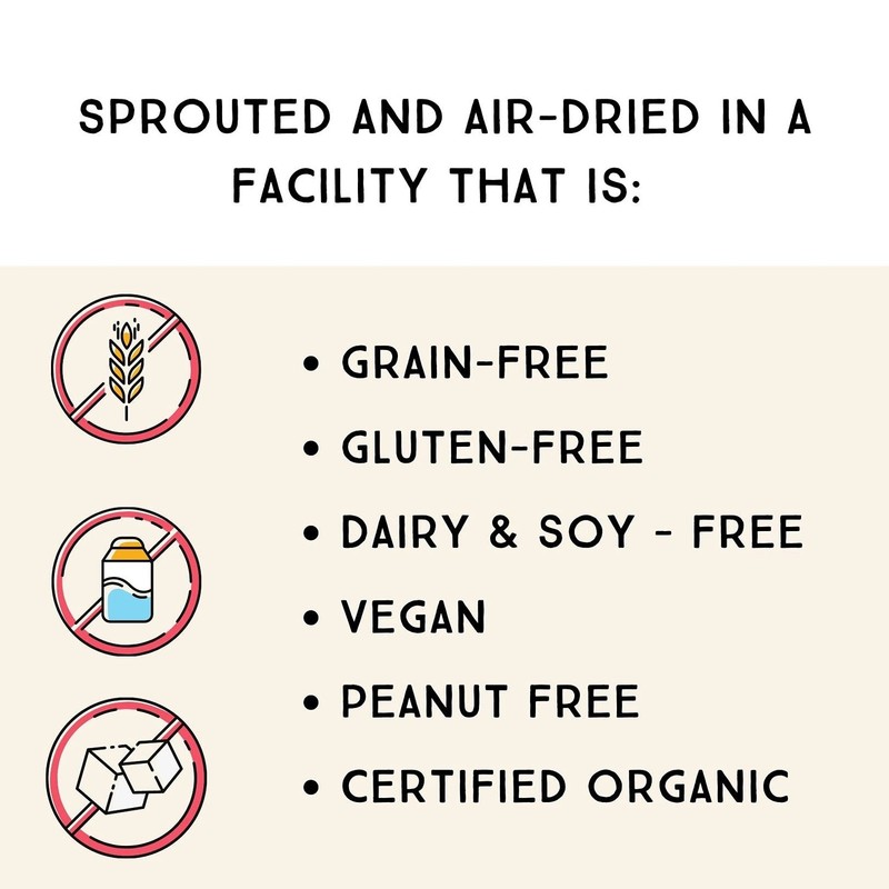 Lark Ellen Farm Organic Unsalted Sprouted Walnuts 10 oz Keto Vegan Snack gallery