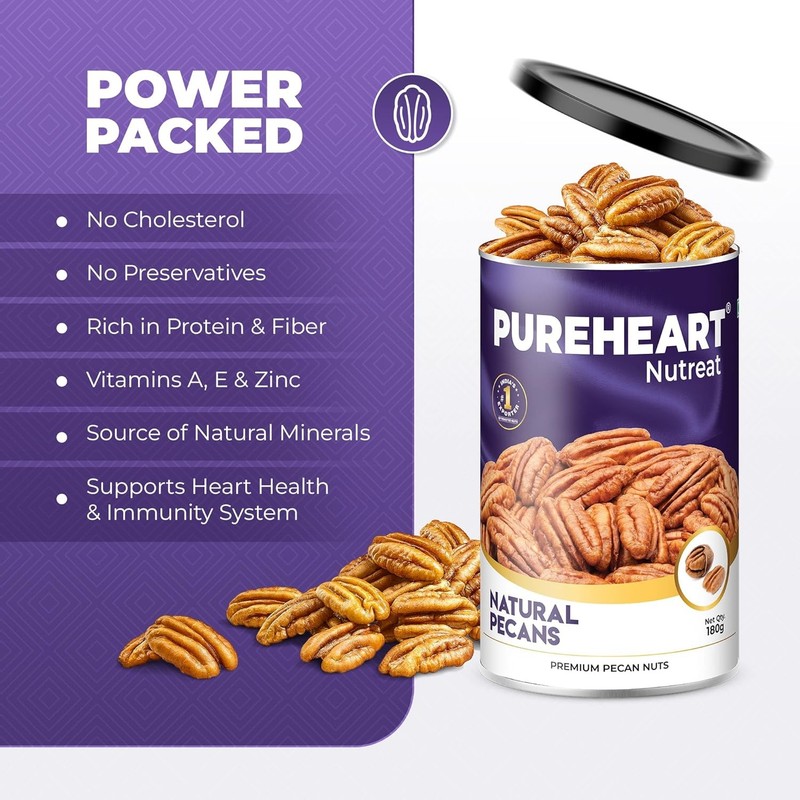 Pureheart Premium Pecan Nuts 180g gallery