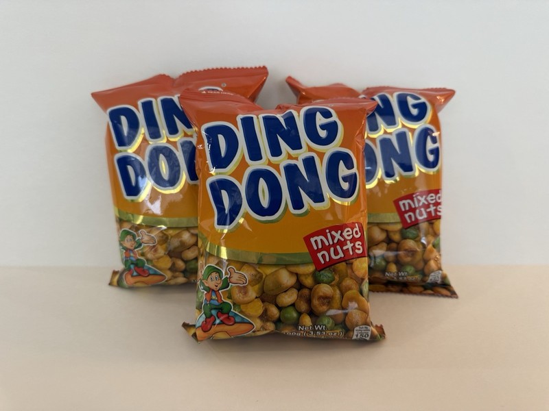 3 Pack X Ding Dong Snack Mix Nuts with fava beans and cracker nuts (100 Gram)