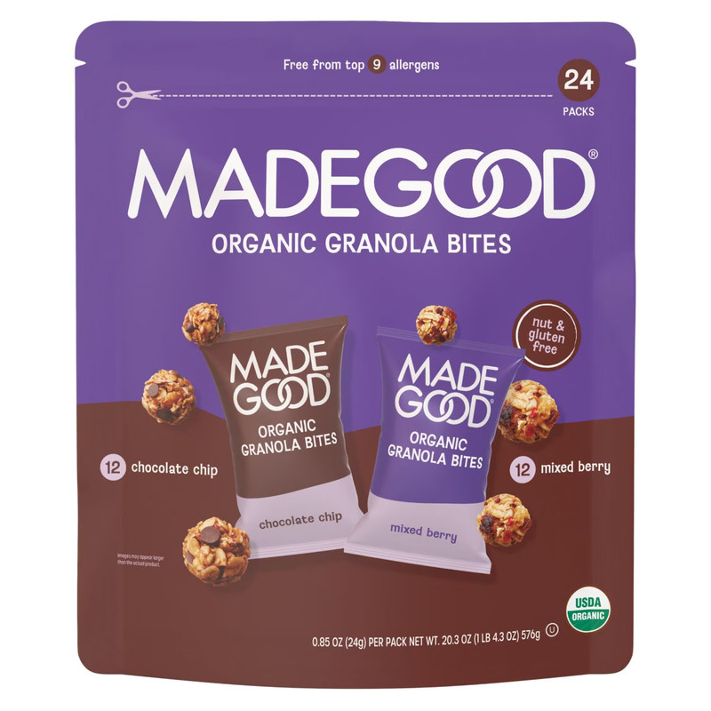 MadeGood Mixed Berry & Chocolate Chip Granola Minis 24 Pack