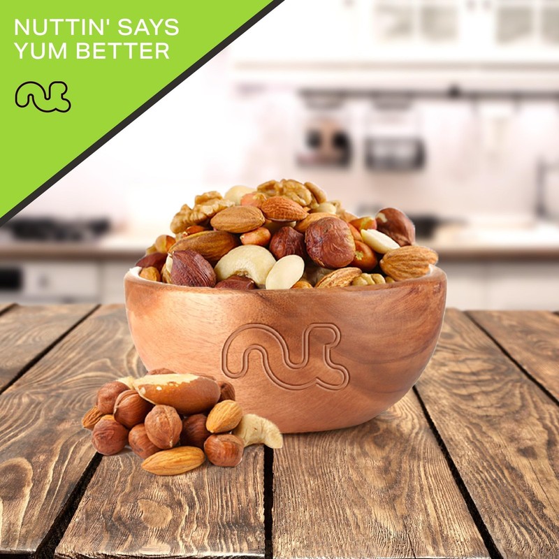 - Roasted & Salted Mixed Nuts - Brazil, Pecan, Almond, Hazelnut, Cashew (48oz... gallery