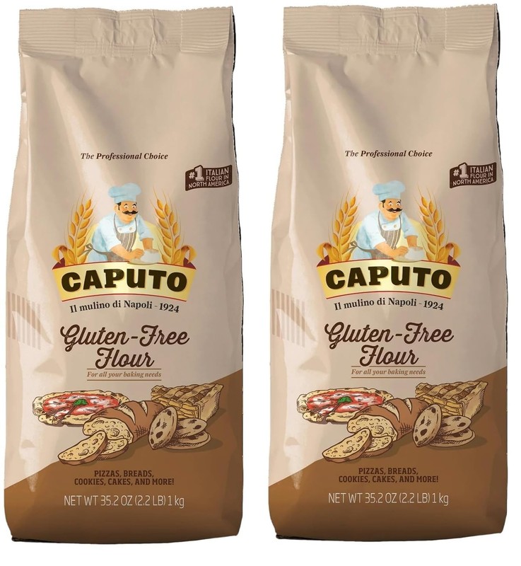 Antico Molino Napoli Antimo Caputo Pizza Flour, Gluten Free, 2.2 Pound Pack of 2