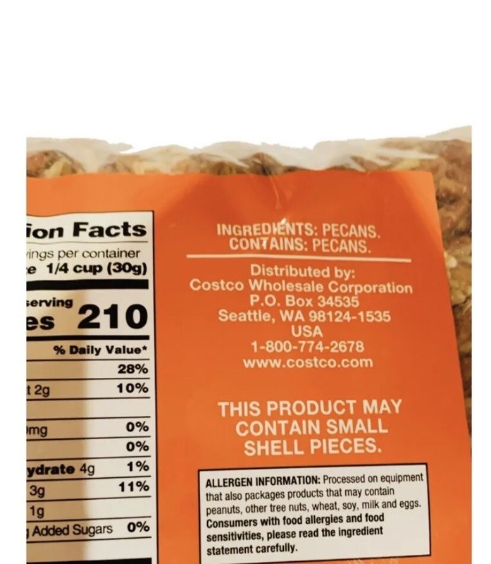 Premium tasting Pecans Pieces 5 lbs bag gallery