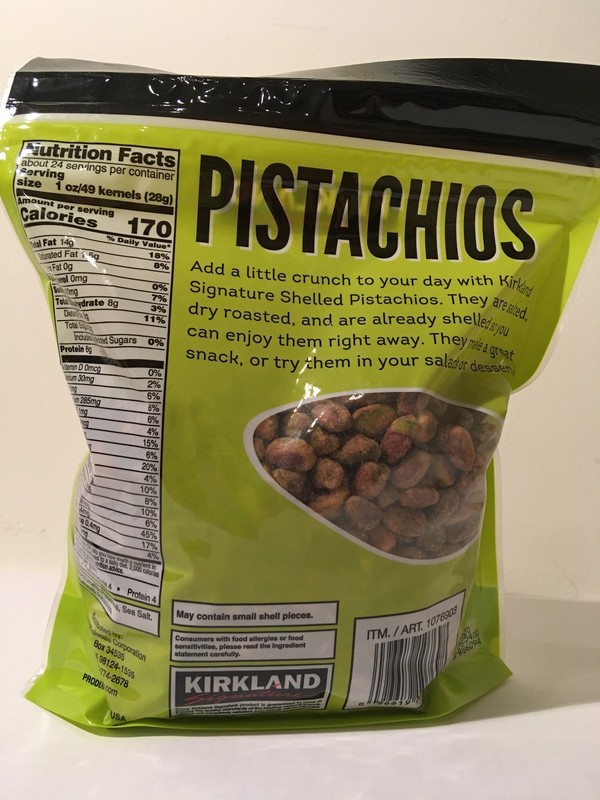  2 Pack KIRKLAND SHELLED PISTACHIOS Cashews 3 LBS ROASTED SALTED Peanuts!! gallery
