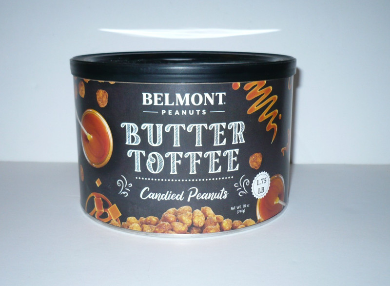 Belmont Butter Toffee Virginia peanuts 1.75 lbs. (28 ounces) Gourmet Candied